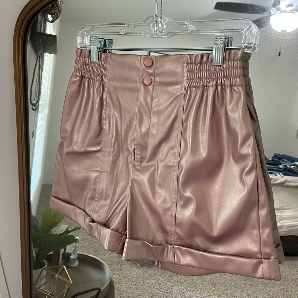 Leather Shorts